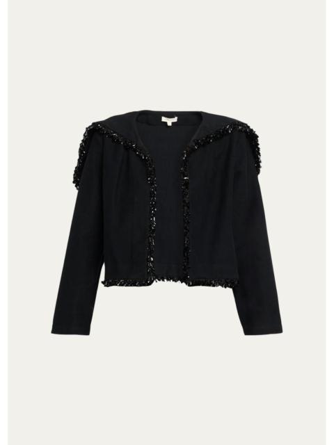 diotima Band Embellished Sailor-Collar Jacket
