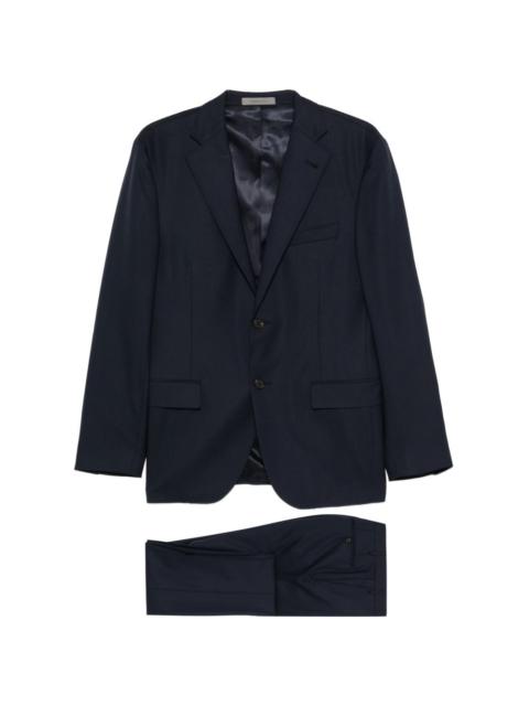 CORNELIANI button virgin-wool suit