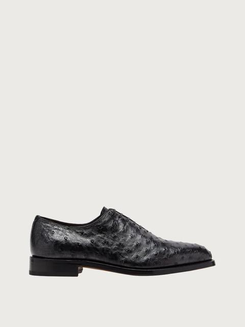 FERRAGAMO PLAIN TOE OXFORD SHOE