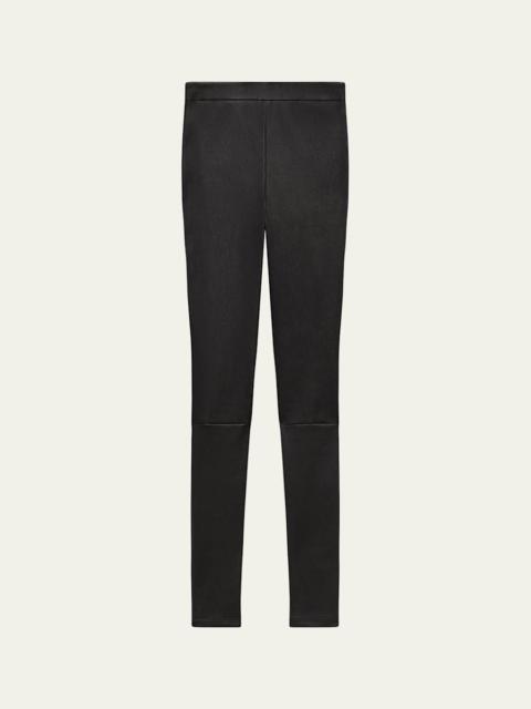 Theory Adbelle High-Waist Leather Leggings