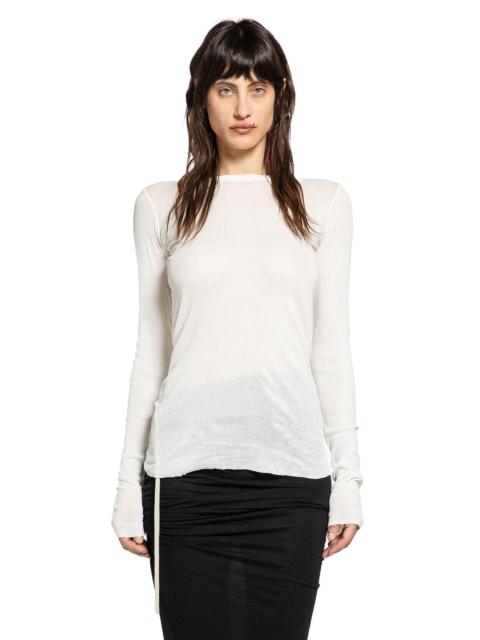 Temple Rib Ls Tee In Mini Rib Jersey