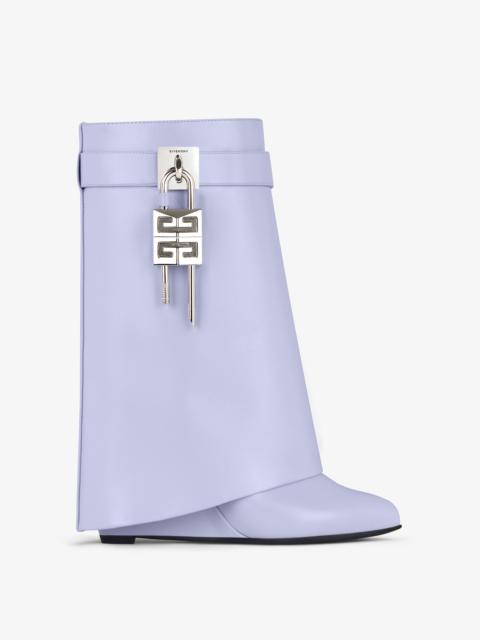 Givenchy SHARK LOCK ANKLE BOOTS IN LEATHER