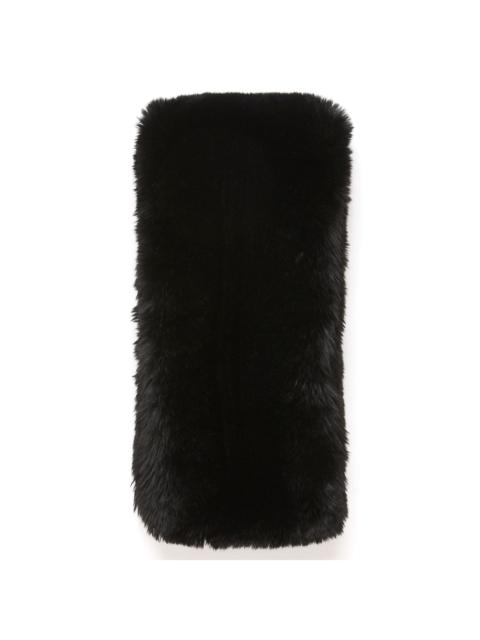 Acne Studios faux-fur scarf