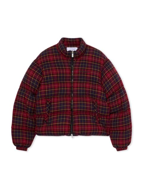 Off-White Spray Arrow Check Flannel Down Jacket