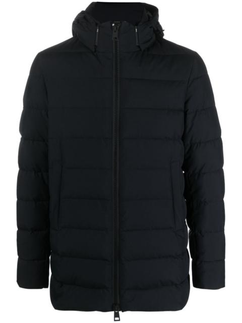 Herno padded-design hooded coat