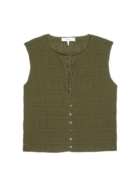 FRAME The Smocked tank top