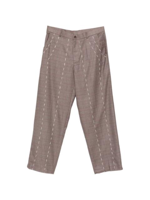 KidSuper dash plaid trousers