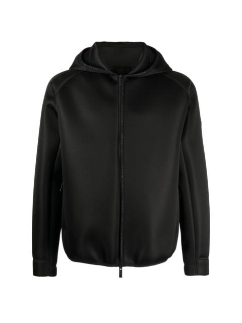 two-pocket zip-up hoodie