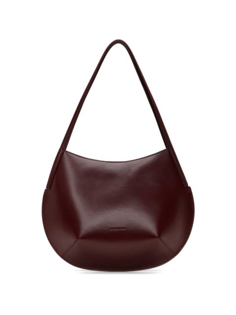 Jil Sander Burgundy Kante Shoulder Bag