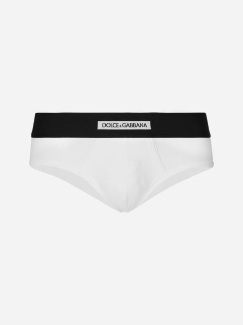 Dolce & Gabbana Brando briefs in two-way stretch cotton jersey