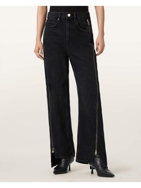 ALLSAINTS FRANKIE DOUBLE ZIP JEANS
