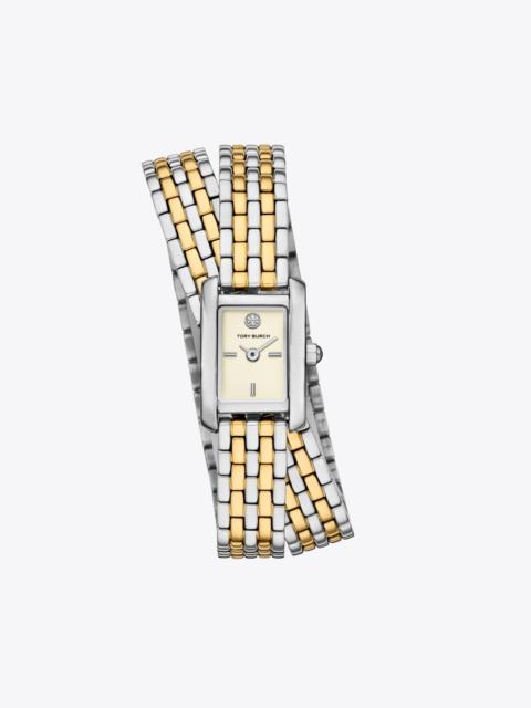 TORY BURCH Mini Eleanor Double Wrap Watch