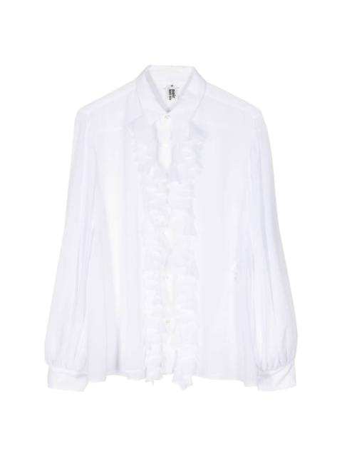 Noir Kei Ninomiya frill-detailing shirt