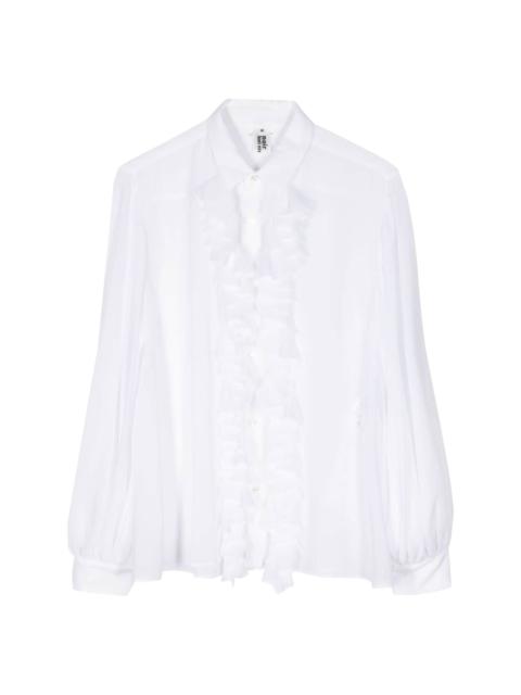 frill-detailing shirt