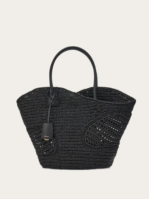 FERRAGAMO Tote bag with cut-out detailing (L)
