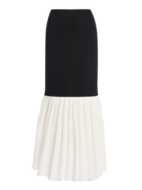 CO Jersey Peplum Skirt black/white
