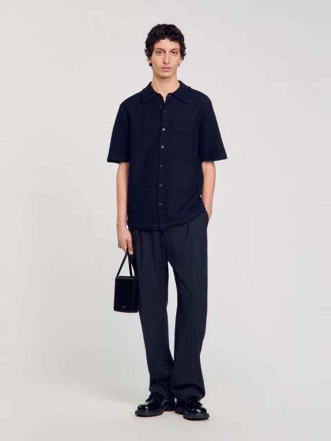 Sandro WAFFLED SHIRT