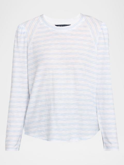 VERONICA BEARD Mason Long-Sleeve Baseball Tee