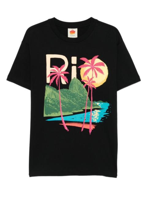 FARM RIO Rio landscape-print T-shirt