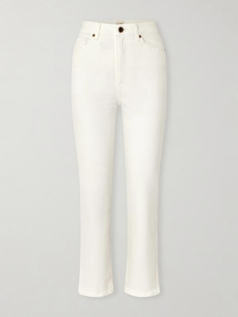 KHAITE Abigail High-rise Slim-leg Jeans