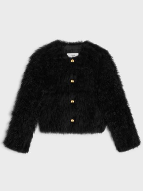 CELINE embroidered cardigan in goat cashmere