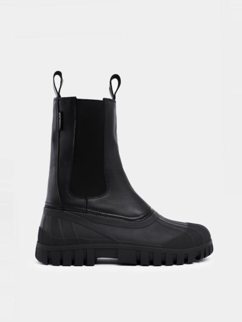 Stutterheim Patrol Boot Shaft Leather Black