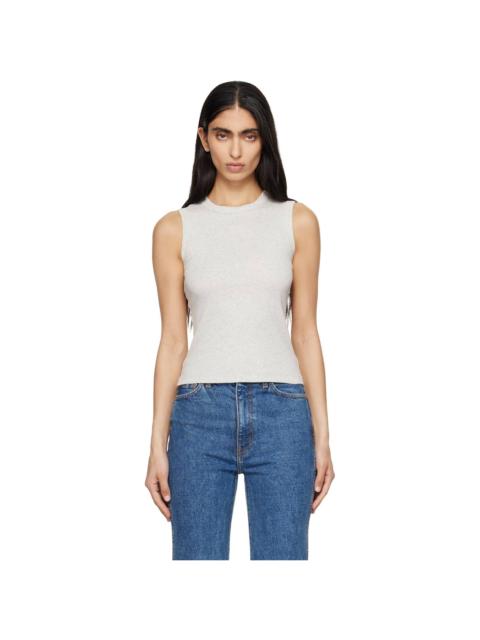 FLORE FLORE Gray Esmé Tank Top