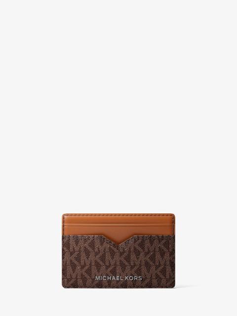 MICHAEL KORS Hudson Signature Logo Card Case