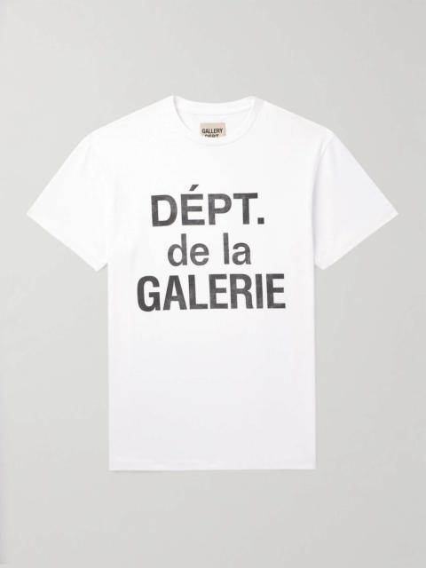 GALLERY DEPT. Logo-Print Cotton-Jersey T-Shirt