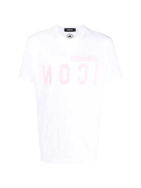 mirrored-logo T-shirt