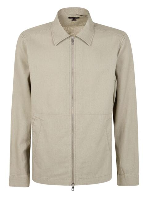 MICHAEL KORS zip-up shirt jacket
