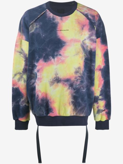JUUN.J crew neck tie dye sweatshirt