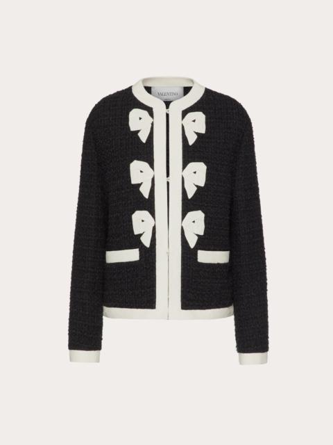 Valentino EMBROIDERED WOOL TWEED JACKET