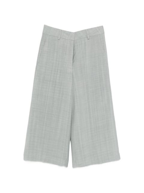 forte_forte wide-leg cropped trousers
