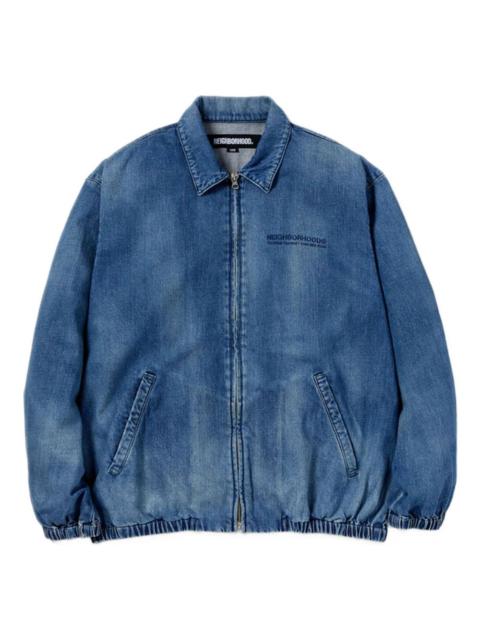 NEIGHBORHOOD embroidered-logo denim jacket