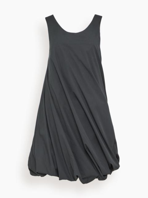 ROSETTA GETTY Twist Hem Tank Dress in Black