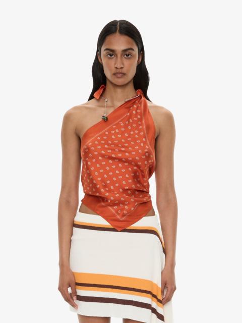 CHRISTOPHER ESBER Bandana Scarf Tie Top