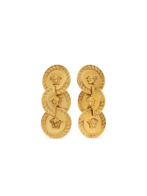 VERSACE Medusa pendant drop earrings