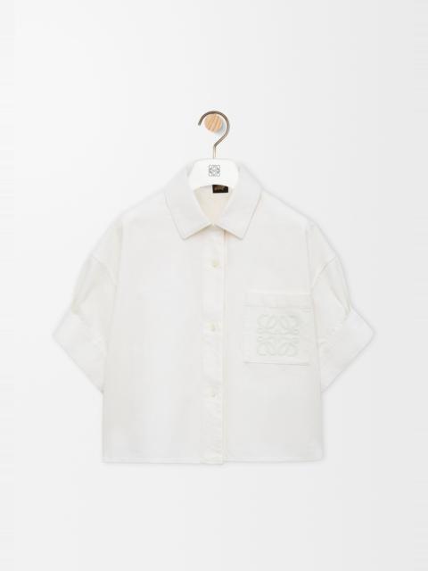 Loewe Short sleeve shirt in denim