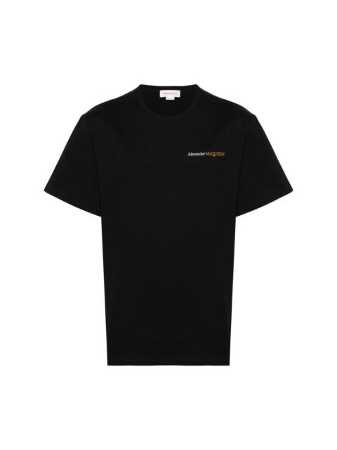 Alexander McQueen embroidered-logo cotton T-shirt