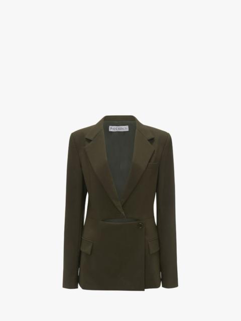 JW Anderson DECONSTRUCTED SINGLE-BREASTED BLAZER