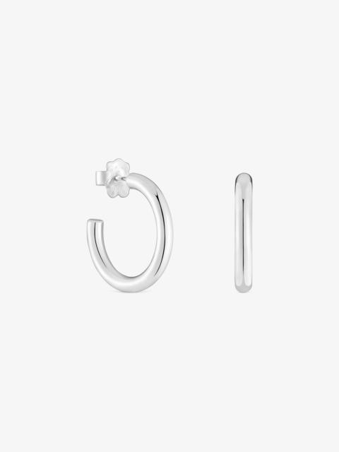 TOUS Short 15 mm silver Hoop earrings TOUS Basics