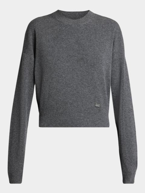 Victoria Beckham Wool-Blend Crewneck Sweater
