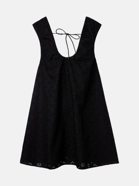 FAITHFULL Juana broderie anglaise minidress