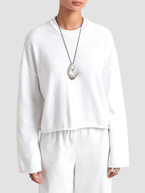 LA LIGNE Women's Cotton Dominick Sweater - Ivory