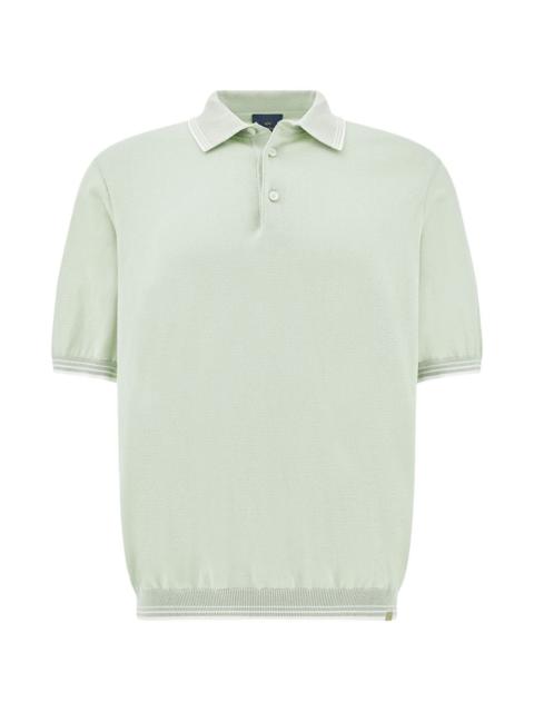 Paul & Shark ribbed polo shirt
