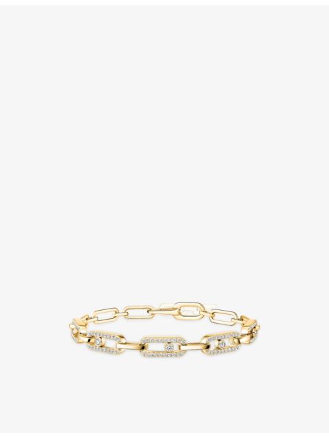 MESSIKA Move Link 18ct gold and 0.82ct diamond bracelet