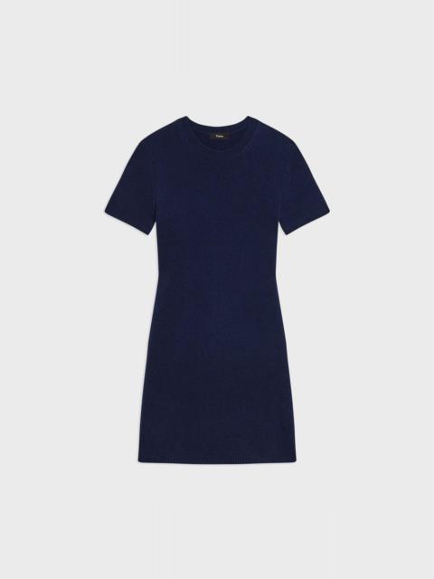 Mini Sweater Dress in Felted Wool-Cashmere