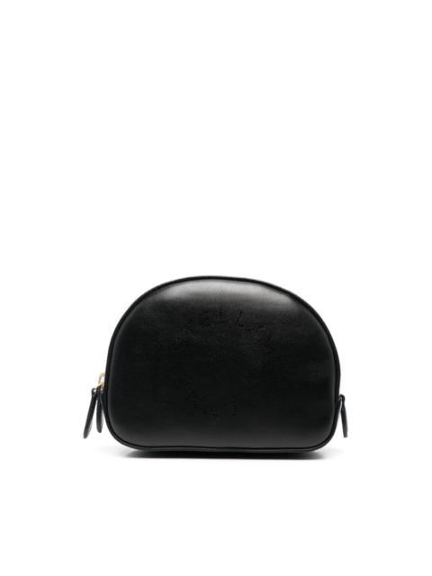 Stella McCartney perforated logo-detail make-up bag