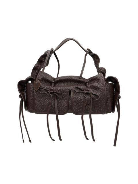 Acne Studios Brown Multipocket Grained Leather Bag